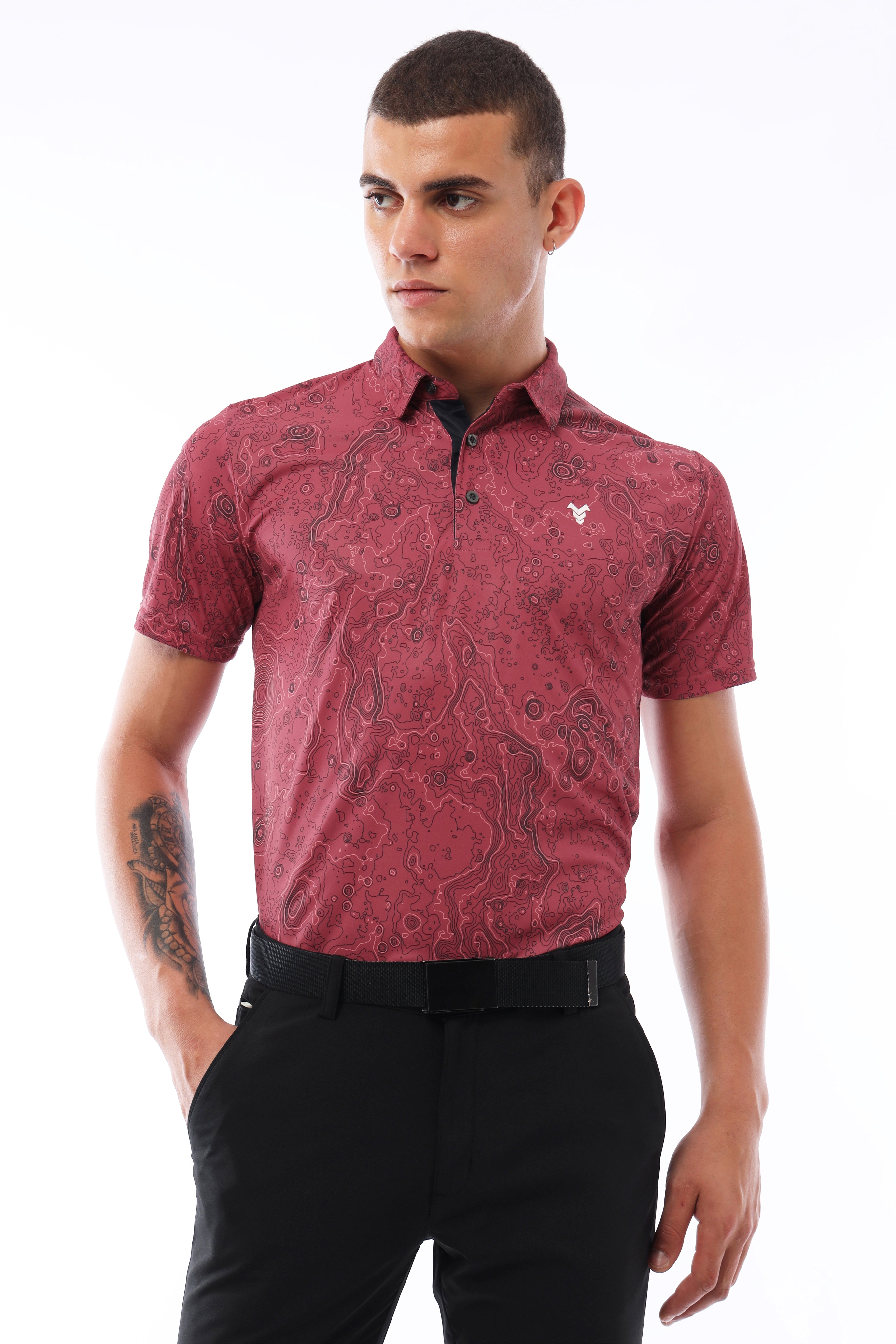 Delta Polo Maroon